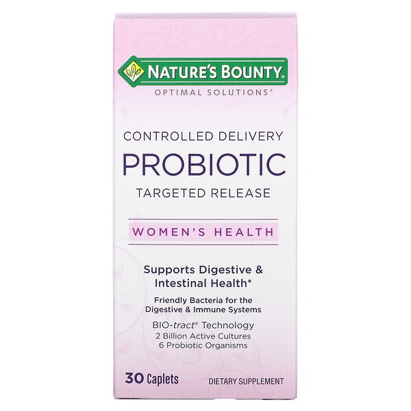Nature's Bounty Optimal Solutions пробиотик для женщин 30 таблеток