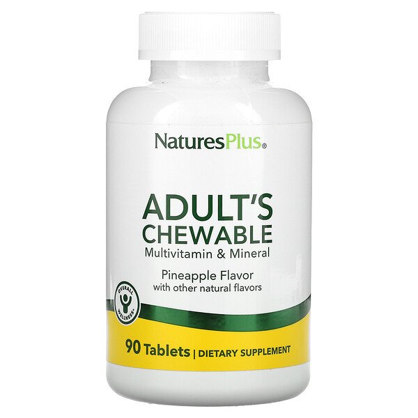 Nature's Plus Мультивитамины и минералы для взрослых Ананас 90 таблеток