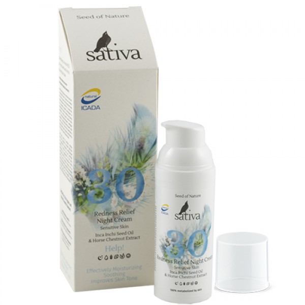 Sativa Крем-флюид №30 для чувствительной легко кра...