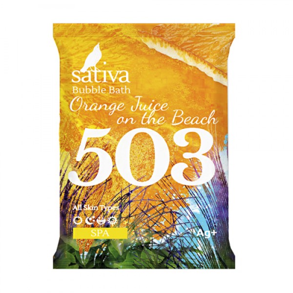 Sativa Пена для ванны `Апельсиновый фреш на пляже`...