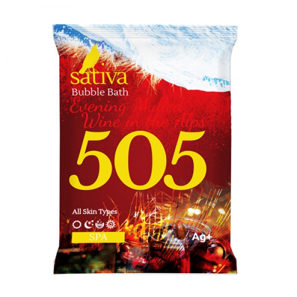 Sativa Пена для ванны `Вечерний глинтвейн в Альпах` №505 15 г