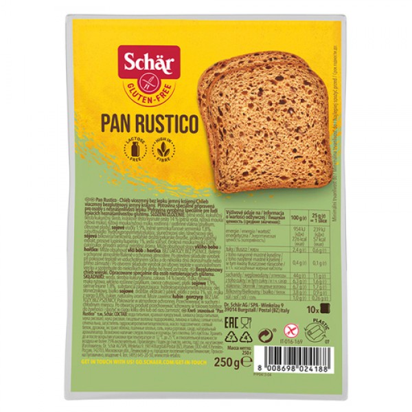 Schaer Хлеб злаковый `Pan Rustico` 250 г...