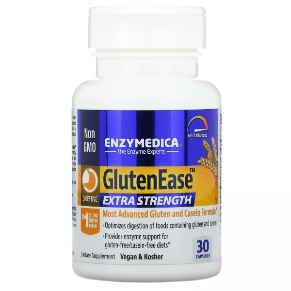 Enzymedica GlutenEase добавка для переваривания глютена 30 капсул