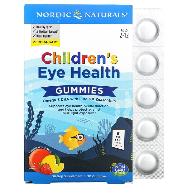 Nordic Naturals Витамины для здоровья глаз для дет...