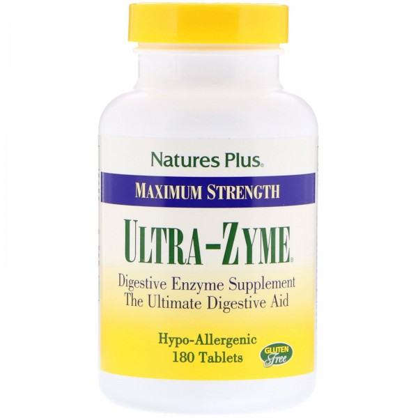 Nature's Plus Ферменты Ultra-Zyme 180 таблеток