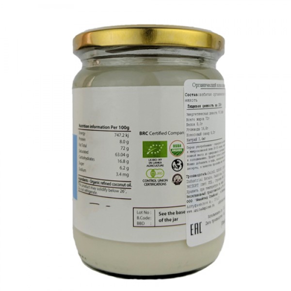 Econutrena Крем `Кокосовый`, органический 500 мл