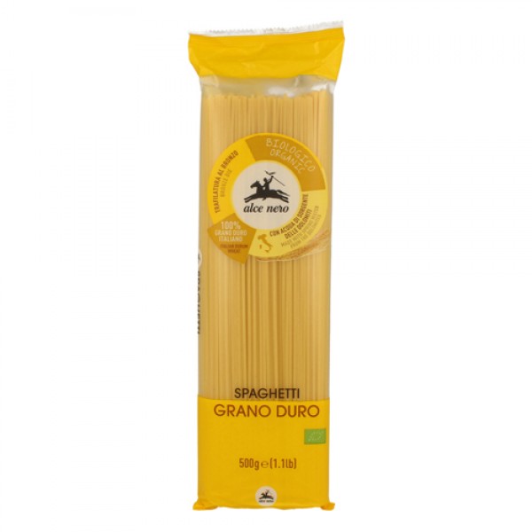 Alce Nero Макаронные изделия Spaghetti из пшеничной муки семолины дурум 500 г