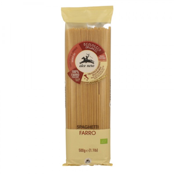 Alce Nero Макаронные изделия Spaghetti из пшеницы полба (спельта) 500 г