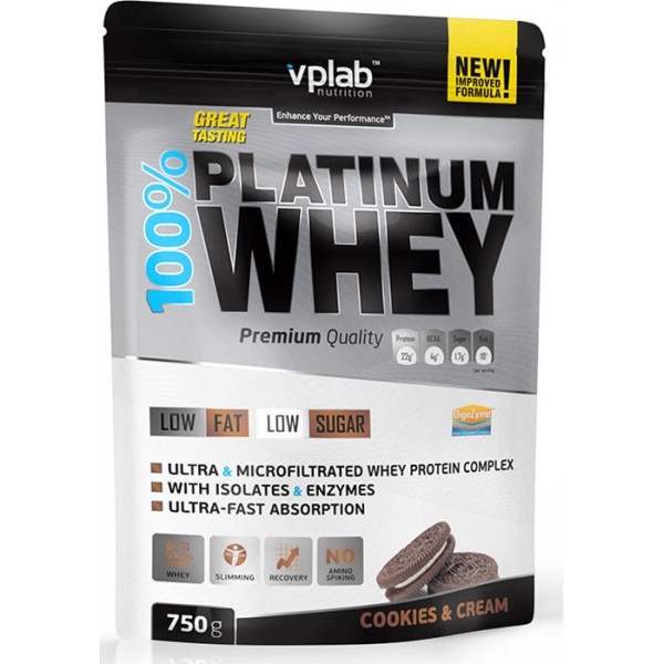 VP Laboratory Протеин 100% Platinum Whey 750 г Печ...