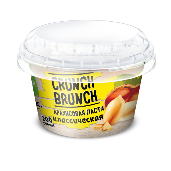 Crunch-Brunch Арахисовая паста 200 г классическая