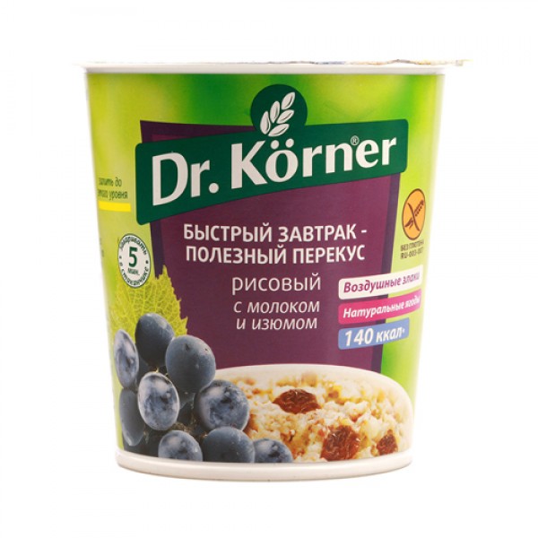 Dr. Korner Каша быстрого приготовления `Рисовая`, ...