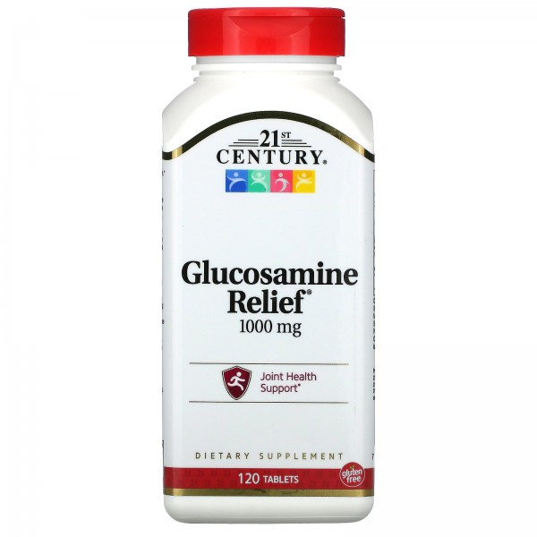21st Century Glucosamine Relief 1000 мг 120 таблет...