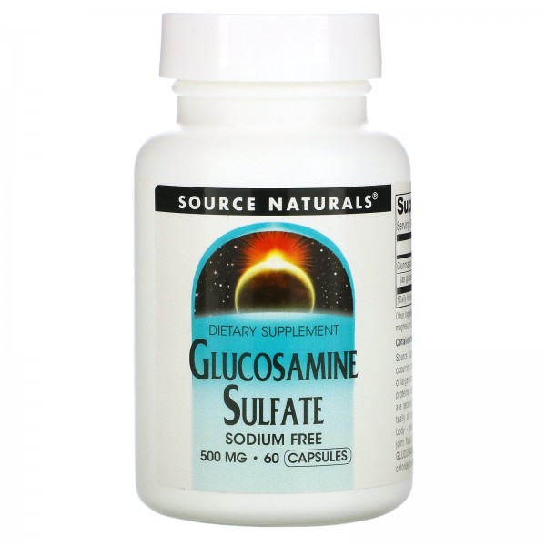 Source Naturals Глюкозамин сульфат 500 мг 60 капсул