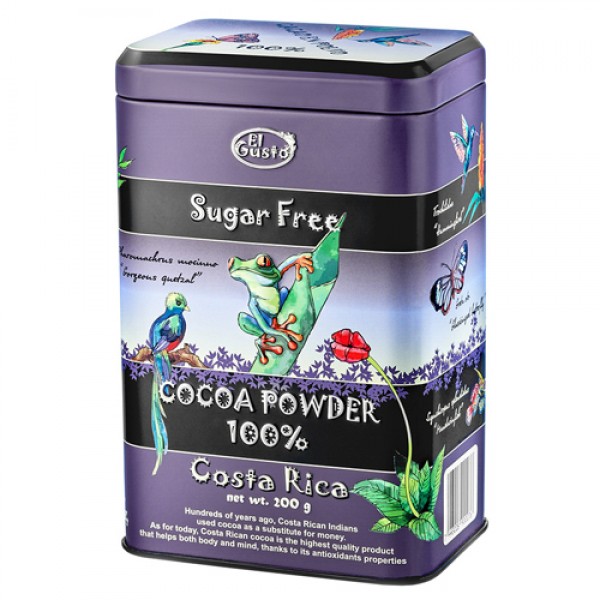 El Gusto Какао `Cocoa powder 100%`, без сахара 200...
