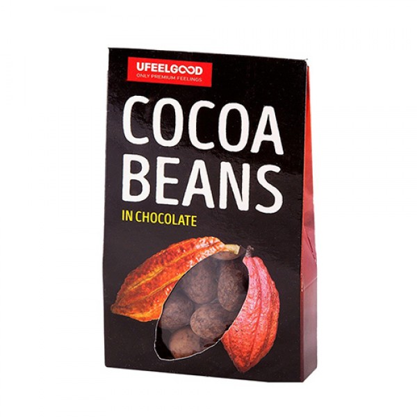 Ufeelgood Какао-бобы в ремесленном шоколаде 50 г...