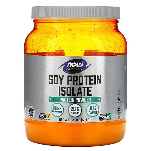 Now Foods Sports изолят соевого белка без вкуса 54...