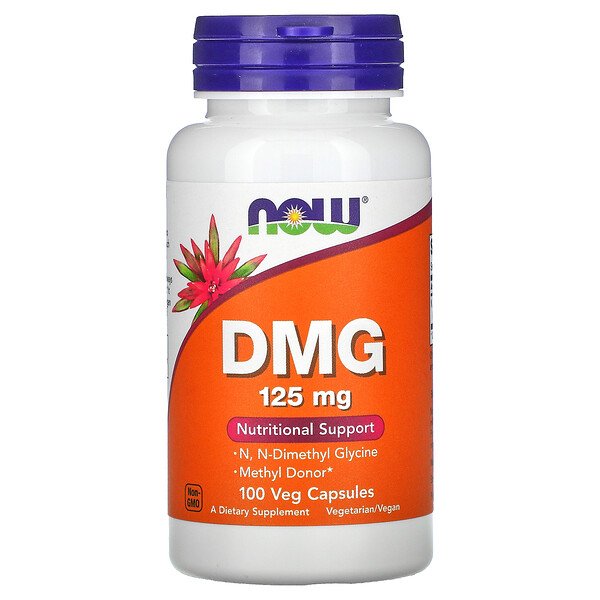 Now Foods DMG N-диметилглицин 125 мг 100 вегетариа...