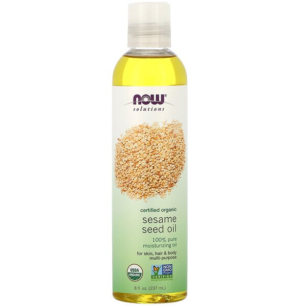 Now Foods Now Solutions кунжутное масло 237 мл