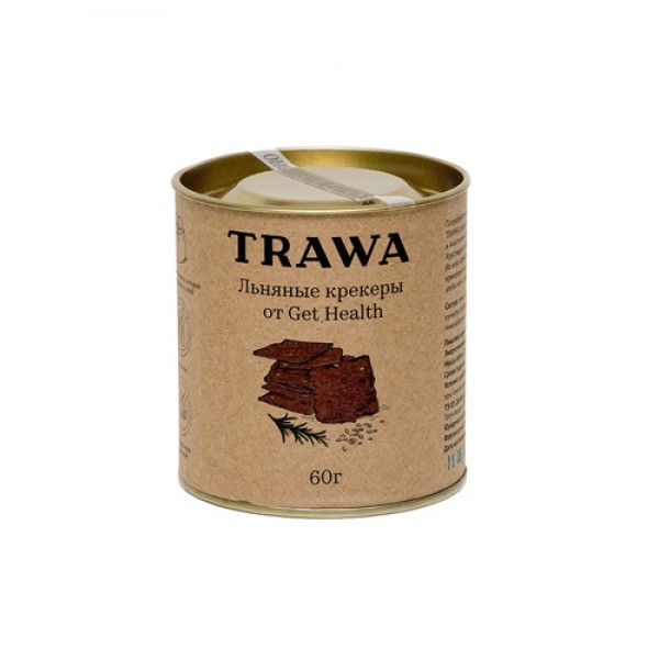 Trawa Крекеры льняные от Get Health 60 г
