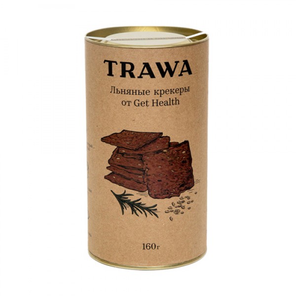Trawa Крекеры льняные от Get Health 160 г