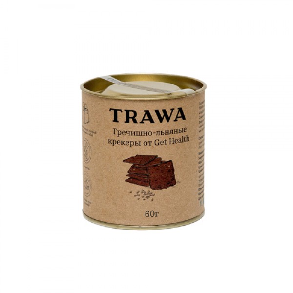 Trawa Крекеры гречишно-льняные от Get Health 60 г