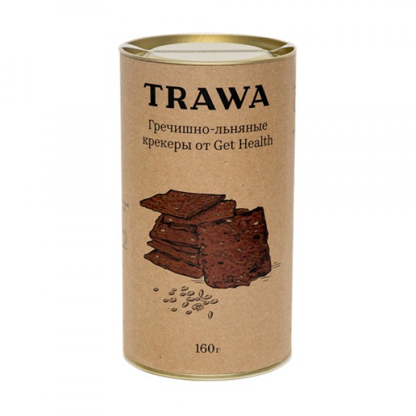 Trawa Крекеры гречишно-льняные от Get Health 160 г