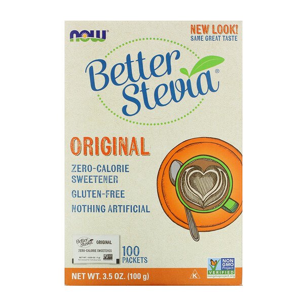 Now Foods Original Better Stevia подсластитель без...