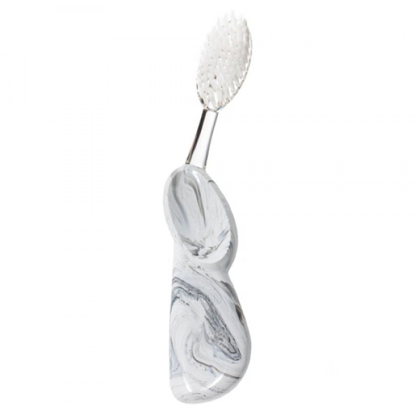 Radius Щётка зубная со сменной головкой `Big Brush`, белый мрамор, для правшей 1 шт