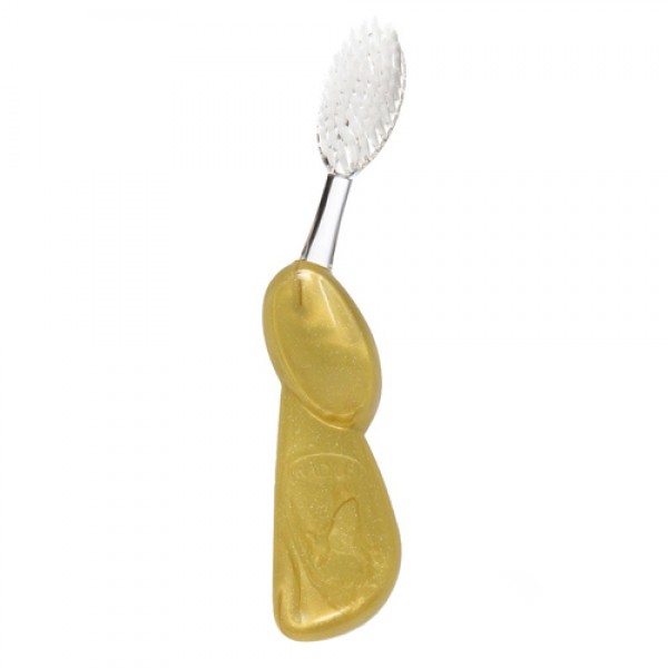 Radius Щётка зубная со сменной головкой `Big Brush`, золотой атлас, для правшей 1 шт