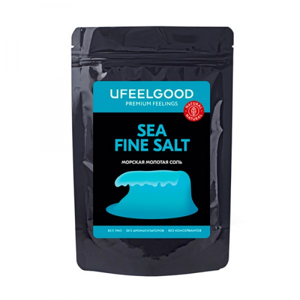 Ufeelgood Морская соль, мелкая 200 г...