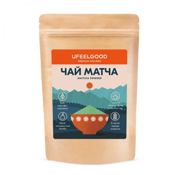 Ufeelgood Чай `Матча` / Matcha organic 100 г...