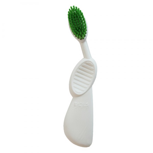 Radius Щётка зубная `Flex Brush`, бело-зелёная, для левшей 1 шт