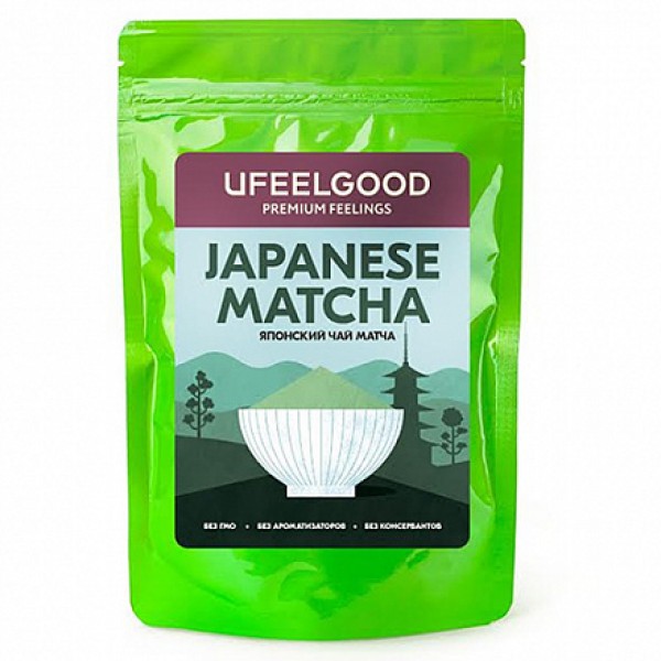 Ufeelgood Чай матча `Японская`, органическая 100 г...