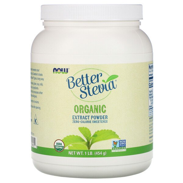 Now Foods Better Stevia экстракт стевии 454 г