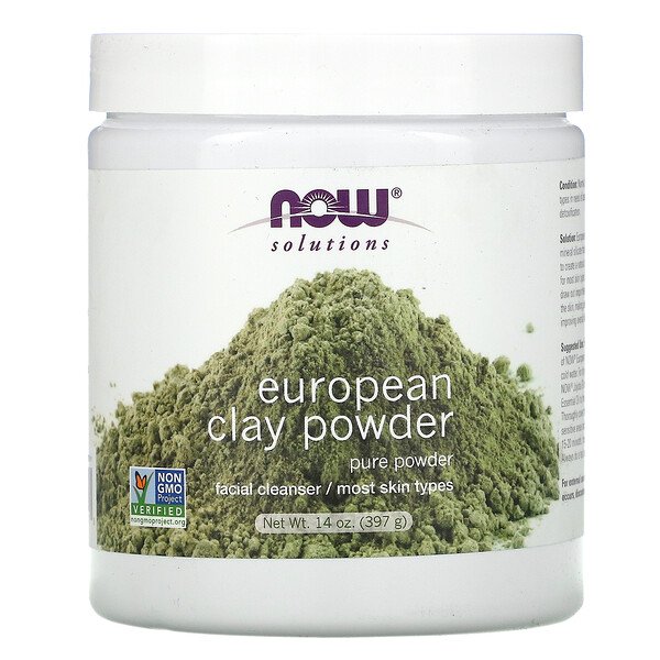 Now Foods Solutions European Clay Powder маска с з...