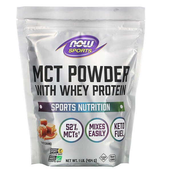 Now Foods Sports MCT с сывороточным протеином Соле...