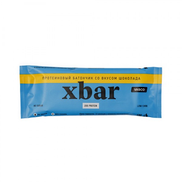 Vasco Протеиновый батончик `XBar` шоколад 60 г...