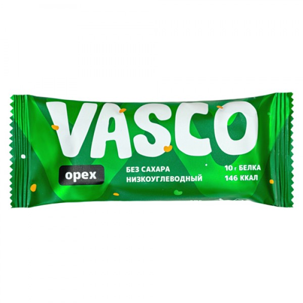 Vasco Батончик низкоуглеводный орехи в глазури 40 г