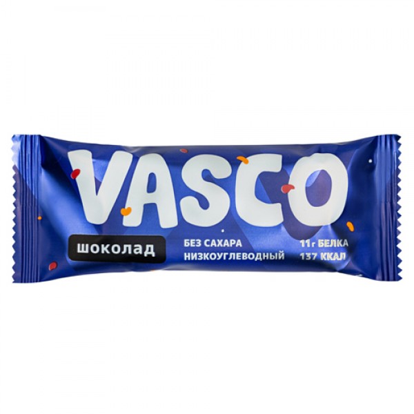 Vasco Батончик низкоуглеводный шоколад в глазури 40 г