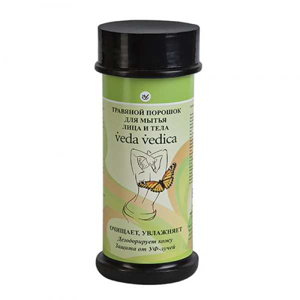 Veda Vedica Травяной порошок для мытья лица и тела...