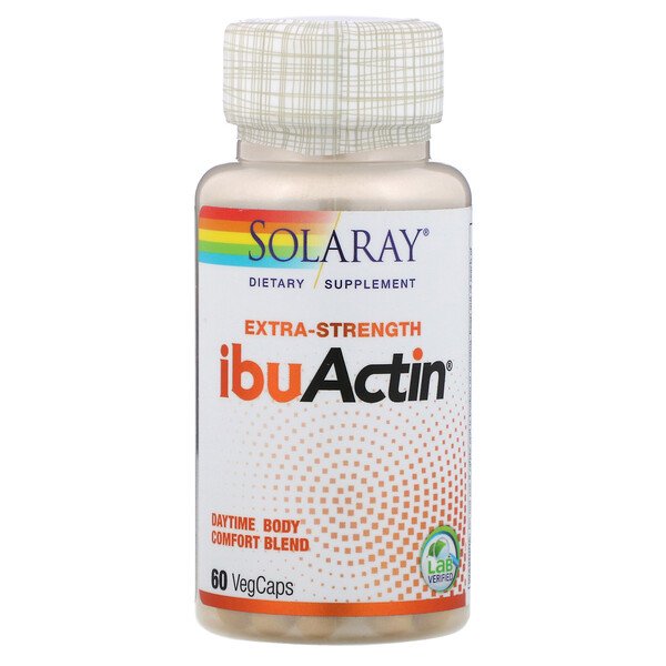 Solaray IbuActin для суставов 60 капсул...