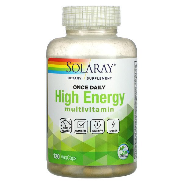 Solaray Мультивитамины Once Daily 120 капсул...