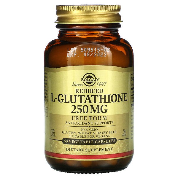Solgar L-глутатион восстановленный 250 мг 60 расти...