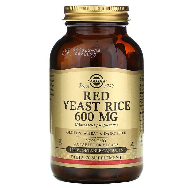 Solgar Красный дрожжевой рис 600 мг 120 капсул