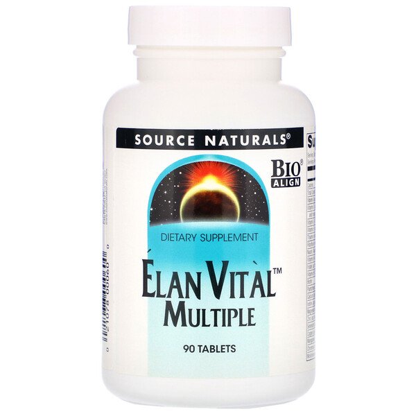 Source Naturals Мультивитамины Elan Vital Multiple...
