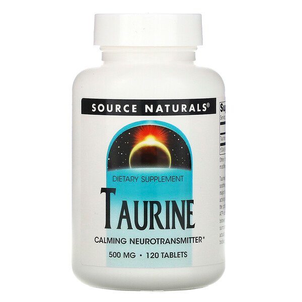 Source Naturals Таурин 500 мг 120 таблеток...