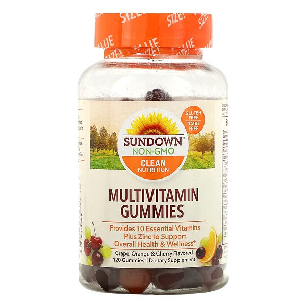 Sundown Naturals Мультивитамины Виноград-апельсин-...
