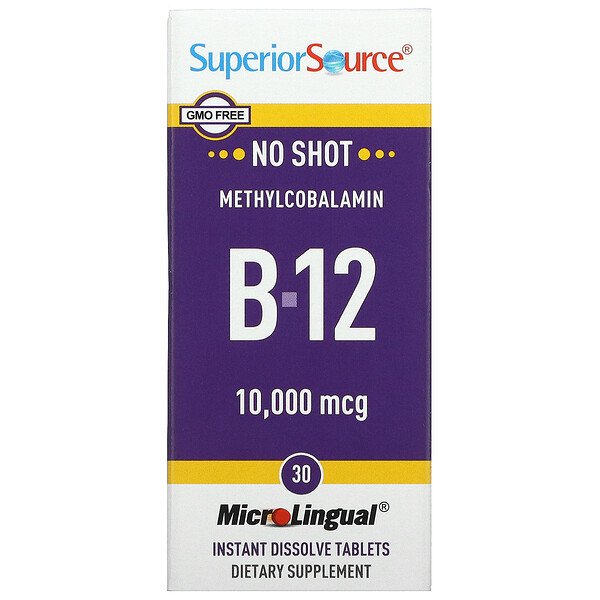 Superior Source Витамин B12 метилкобаламин 10000 м...