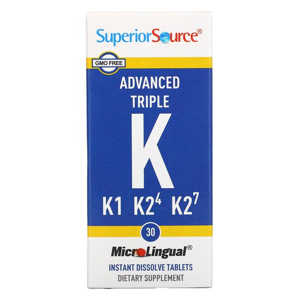 Superior Source Витамин K Advanced Triple K 30 таб...