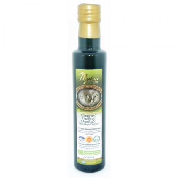 Mylos Plus Масло оливковое высшего качества Extra Virgin Olive Oil Organic 250 мл